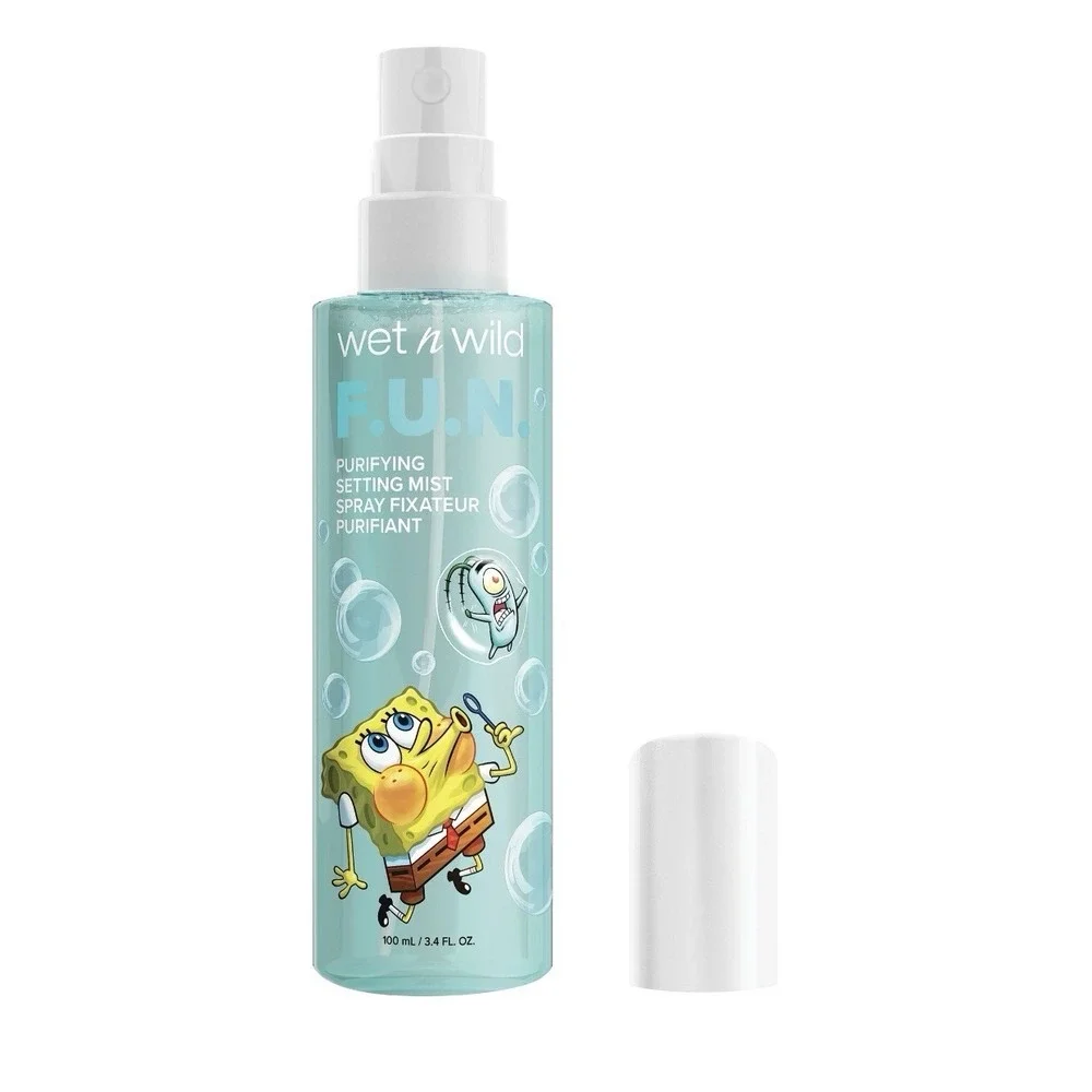 Wet n Wild Makeup X SpongeBob F.U.N.‎ FUN Purifying Setting Face Mist 3.4 oz